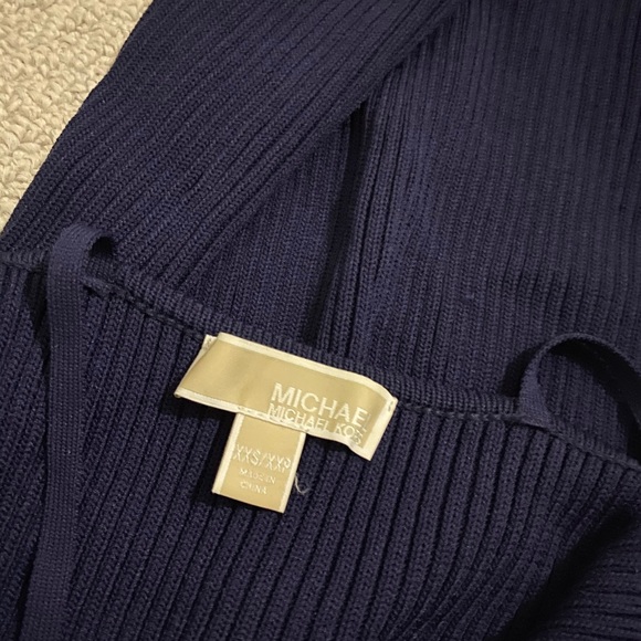 MICHAEL KORS Ribbed Sweater Midi Dress, Size XXS - Picture 9 of 9